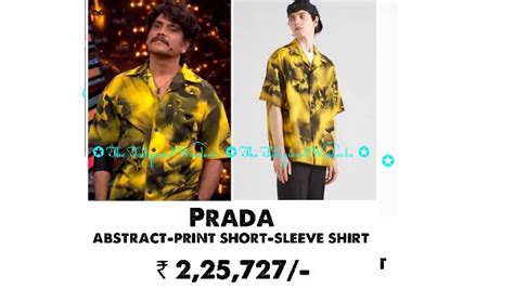 dior nagarjuna yellow t shirt price|nagarjuna shirt.